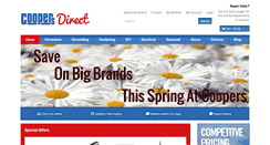 Desktop Screenshot of coopersdirect.com