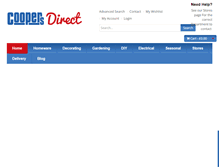 Tablet Screenshot of coopersdirect.com